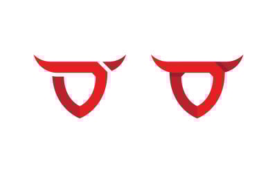 Taurus Logo Vektorsymbol Illustration Design-Vorlage v.16