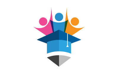 Bildung Schule Vorlage Vektor-Symbol Illustration Design v.22