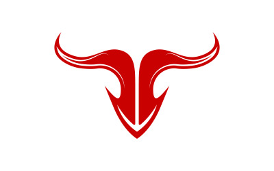 Modèle de conception d&amp;#39;icône vectorielle de logo Taurus v.37