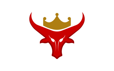 Шаблон дизайна векторной иконки логотипа Taurus v.38