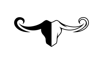 Szablon projektu ikony wektorowej logo Taurus v.39