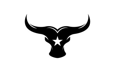 Szablon projektu ikony wektorowej logo Taurus v.40