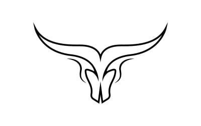 Taurus Logo vektorové ikony ilustrace šablona návrhu v.35