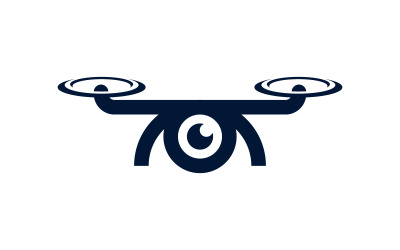 Drohnentechnologie, Vektorsymbol-Design-Illustrationsvorlage v.11