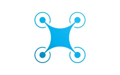 Drone Technology vector icon design illustration template v.4