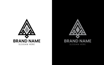 Letter AM diamond business logo-725