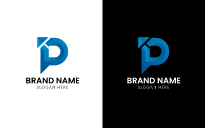 Letter P arrow financial logo-730