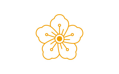 Schönheit Blume Vektor Symbol Design Vorlage Illustration v.5