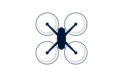 Szablon ilustracji wektorowej technologii dronów v.18