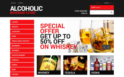Beverage Planet Tema PrestaShop №49322