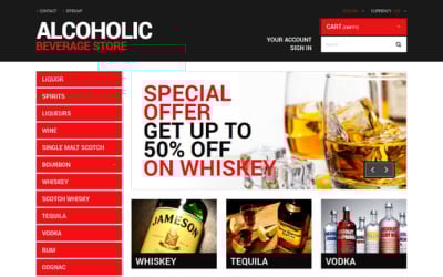 Tema de PrestaShop de Beverage Planet