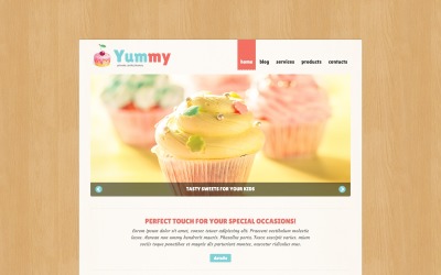 Template Joomla para confeitaria privada