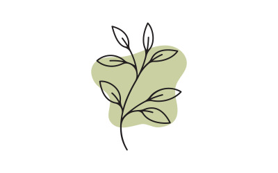 Beauty-Florist-Shop-Logo, Vektorsymbol-Design-Vorlage v.4