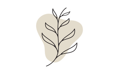 Beauty-Florist-Shop-Logo, Vektorsymbol-Design-Vorlage v.9