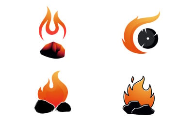 Industrial charcoal Vector icon design illustration v.2