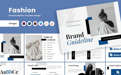 Noire - Modern Retro Brand Guideline
