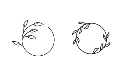 Szablon projektu ikony wektorowej logo sklepu z kwiatami kosmetycznymi v.19