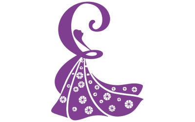 A creative illustration of the logo for the women's clothing store