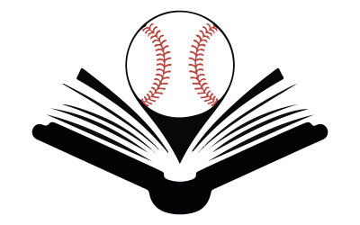 A minimalist illustration of a baseball