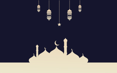 Islamic ornament vector Illustration design template v.11