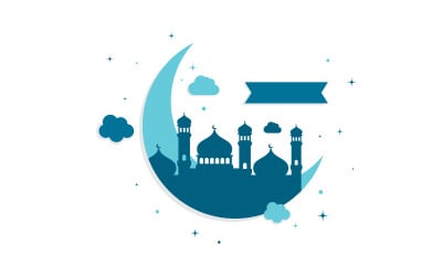 Islamic ornament vector Illustration design template v.5