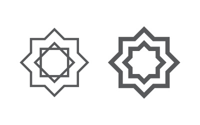 Islamic ornament vector Illustration design template v.7