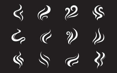 Шаблон дизайна иконки Smoke Vector v.3