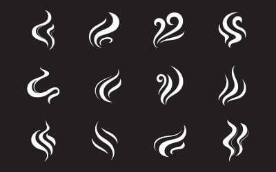 Smoke Vector icon design illustration Template v.3