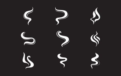 Smoke Vector icon design illustration Template v.4