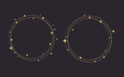 Circle star Vector icon design illustration design template v.13