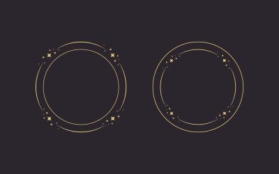 Circle star Vector icon design illustration design template v.19