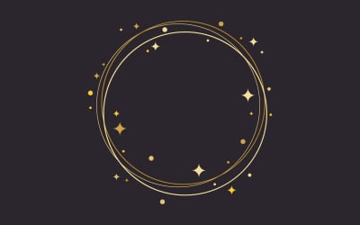Circle star Vector icon design illustration design template v.3