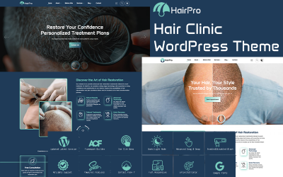 HairPro - Tema WordPress per clinica dei capelli