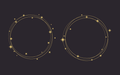 Kreis Stern Vektor Symbol Design Illustration Design Vorlage v.13