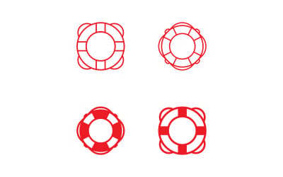 SOS Vector icon design illustration Template v.13