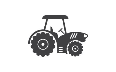 Tractor Vector icon design illustration Template v.5