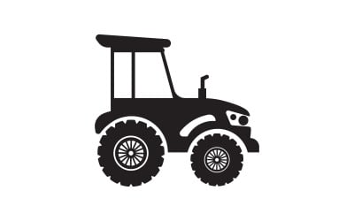 Tractor Vector icon design illustration Template v.7