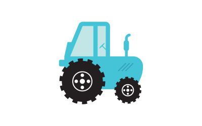 Traktor Vector icon design illustration Šablona v.2