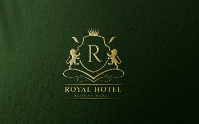 Royal Hotel Litera R Profesjonalne Logo