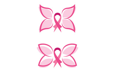 Breast cancer concept Pink ribbon event Vector illustration v.13