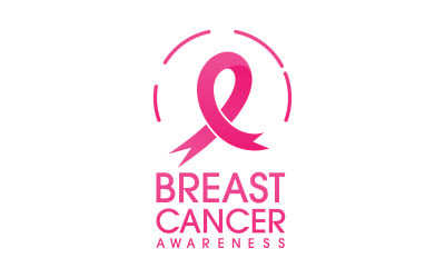 Breast cancer concept Pink ribbon event Vector illustration v.16