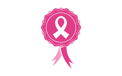 Concepto de cáncer de mama Evento de lazo rosa Ilustración vectorial v.4