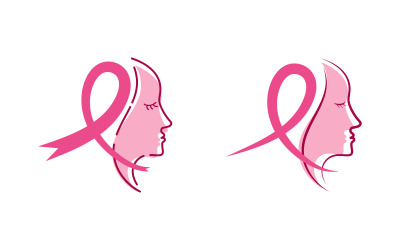 Concepto de cáncer de mama Evento de lazo rosa Ilustración vectorial v.8
