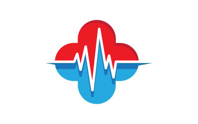 Health Medical element icon logo illustration template vector v.3