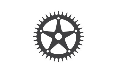 Ilustración de diseño de icono vectorial de la industria de trabajo con engranajes v.2