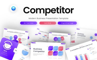 Competitor Business Section Keynote Template