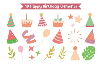 19 Happy Birthday Elements