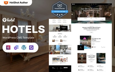 Hotel - Luxusní hotel a resort WordPress Elementor Theme