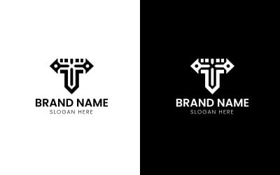 Letter T company logo-742