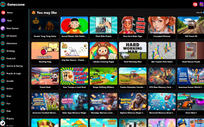 Portal de jogos HTML 5 React Script | Comprar jogos para celular - online | Gamezone